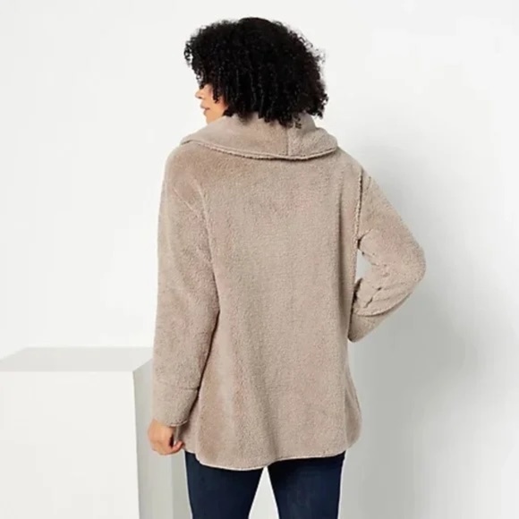 Koolaburra by UGG Sherpa Fleece Shawl Collar Cardigan - Picture 3 of 3
